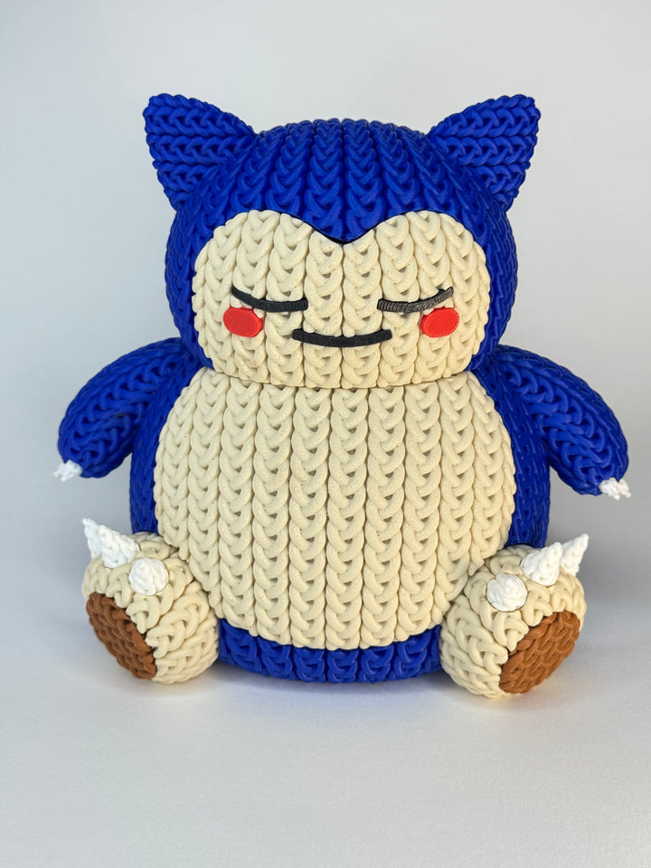 Снорлакс у в’язаному стилі