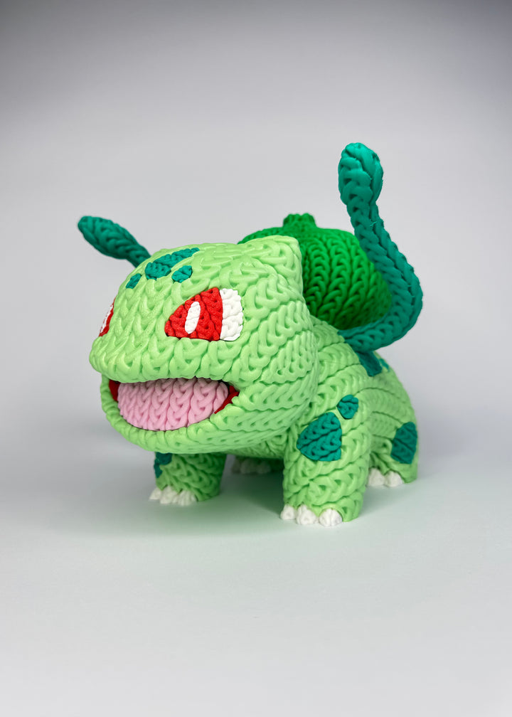 Бульбазавр у в’язаному стилі