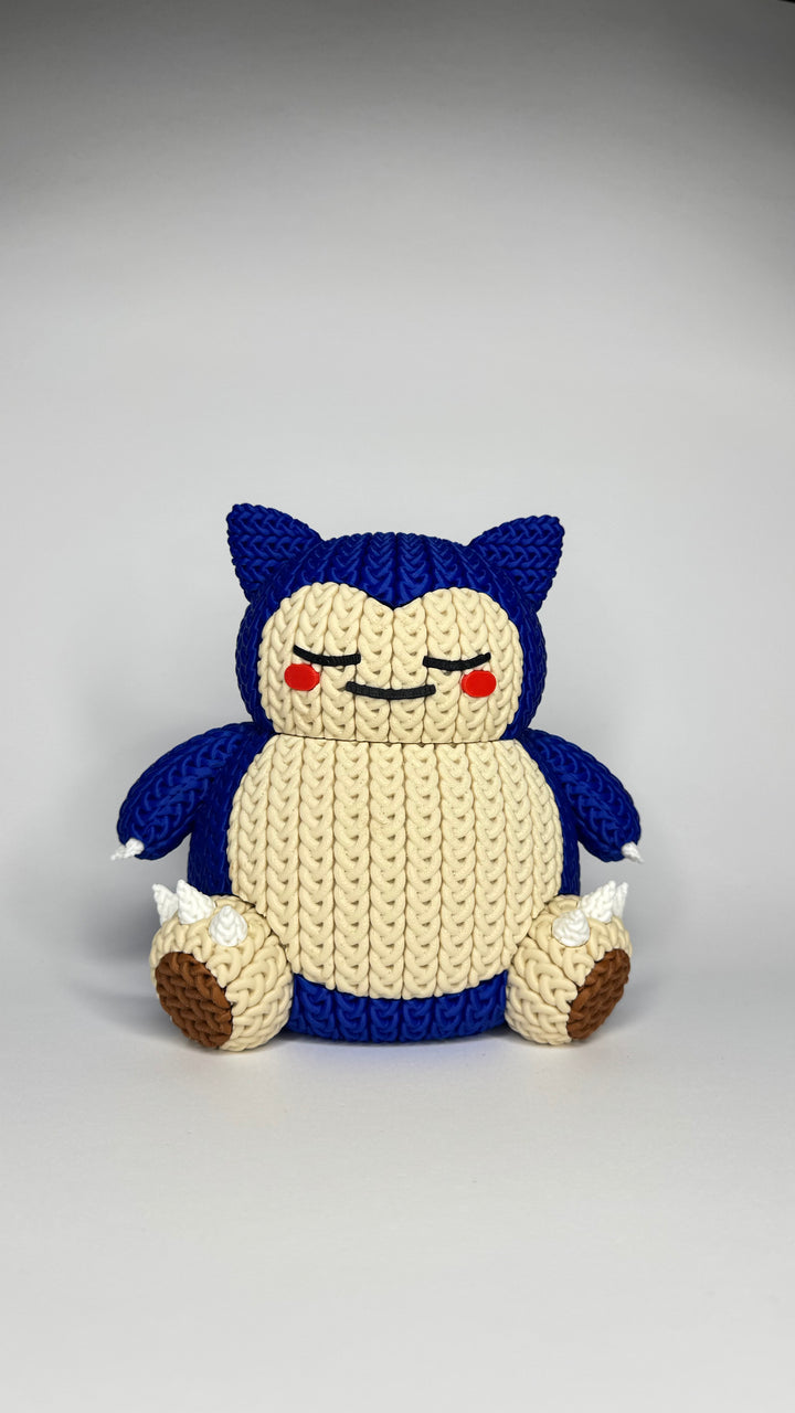 Снорлакс у в’язаному стилі