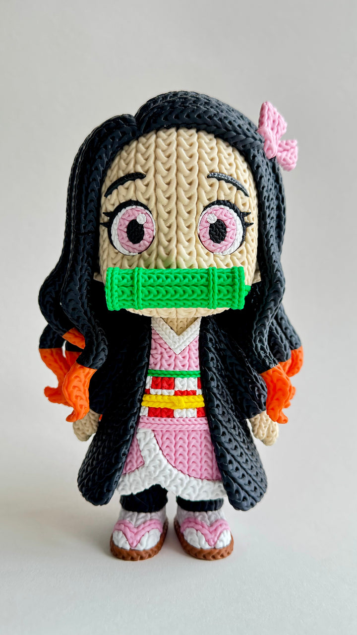 Nezuko Kamado у в’язаному стилі