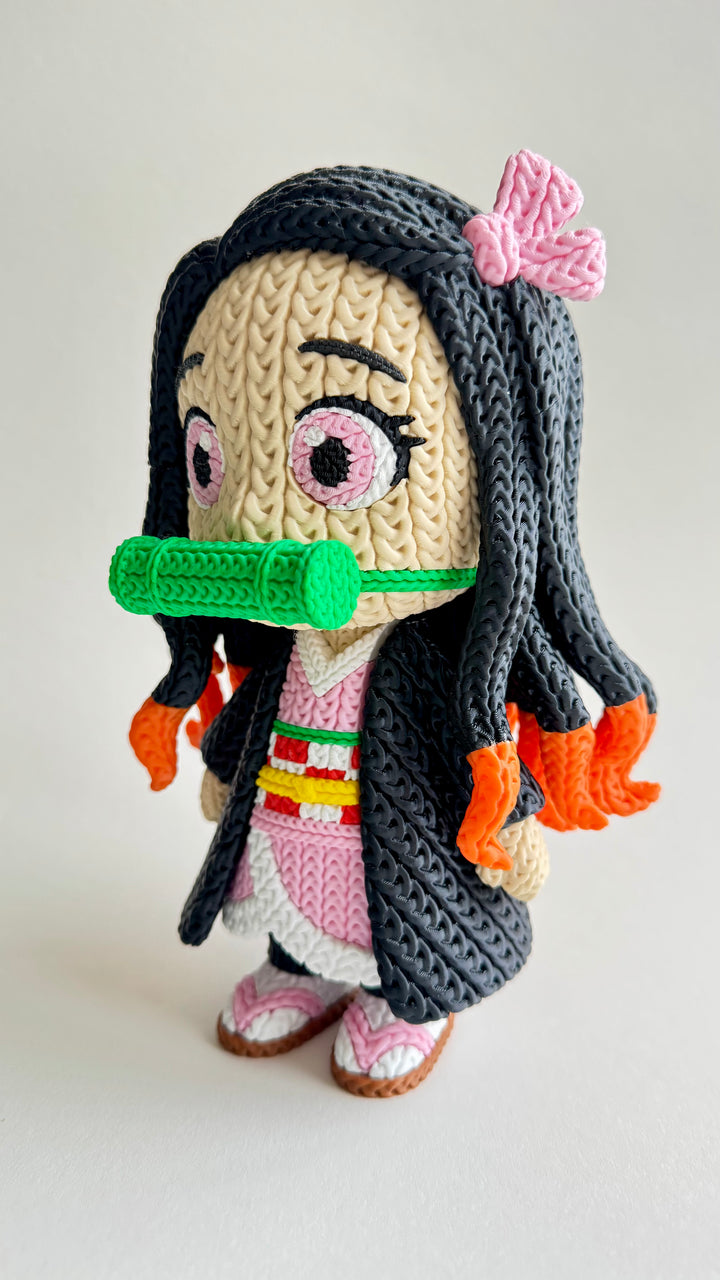 Nezuko Kamado у в’язаному стилі