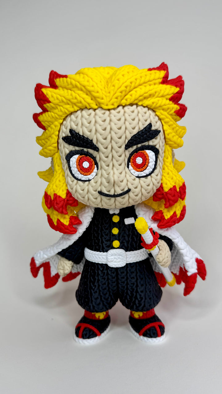 Kyojuro Rengoku у в’язаному стилі