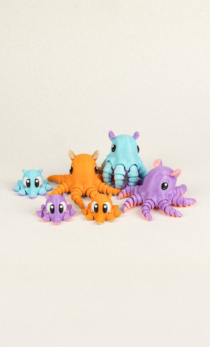 Родина рухливих восьминожків - Education Cards