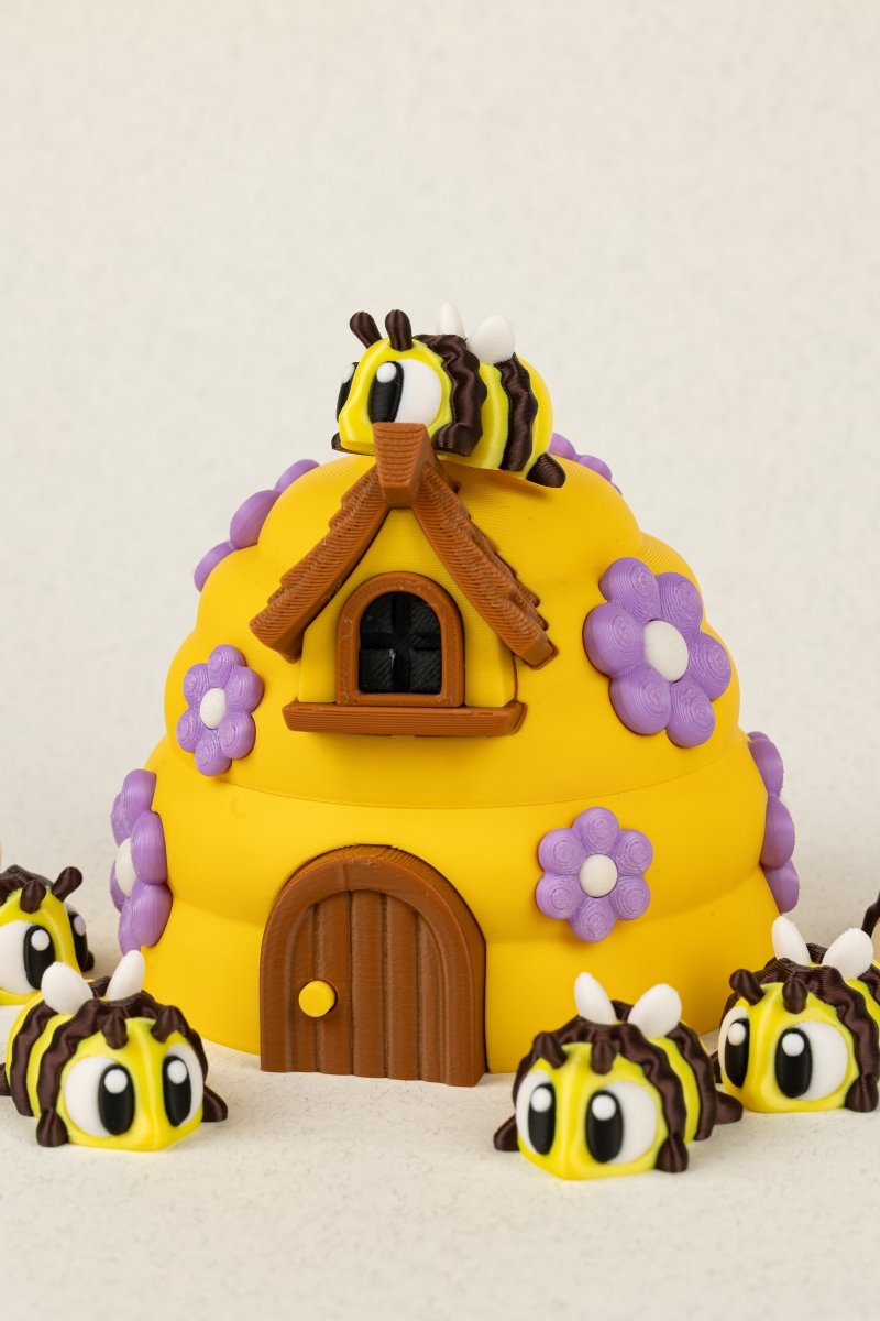 Вулик із рухливими бджілками - Education Cards