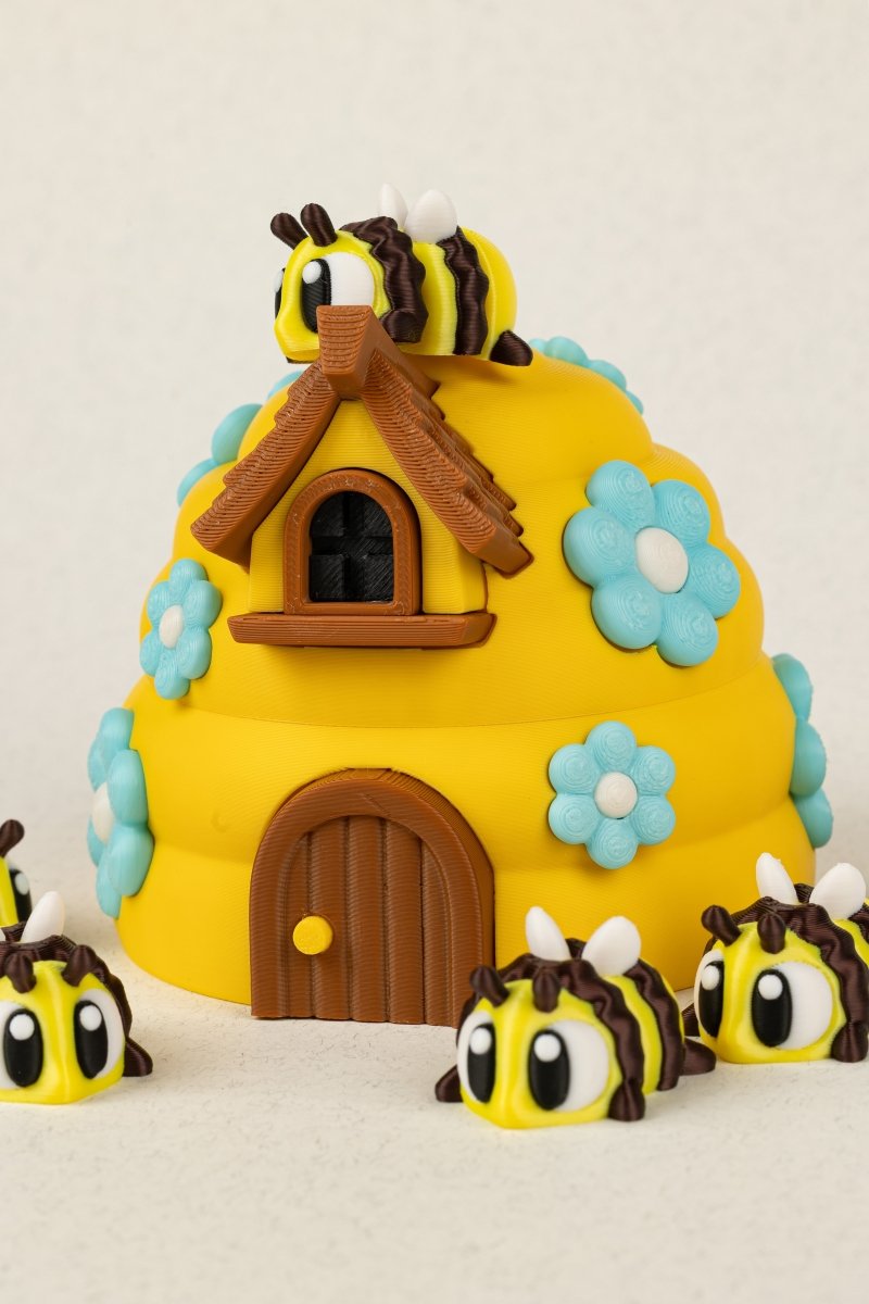 Вулик із рухливими бджілками - Education Cards