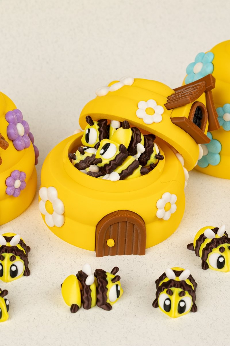 Вулик із рухливими бджілками - Education Cards