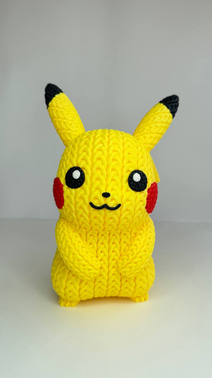 Пікачу у в’язаному стилі