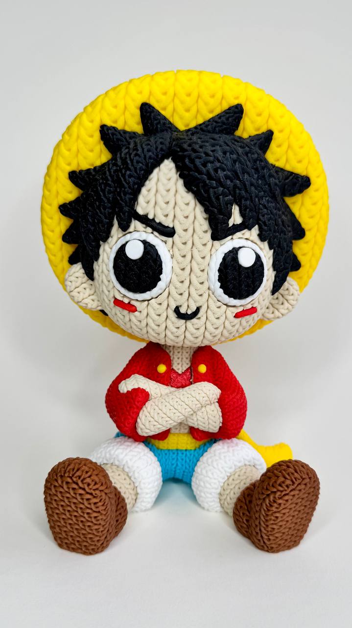 Monkey D. Luffy у в’язаному стилі