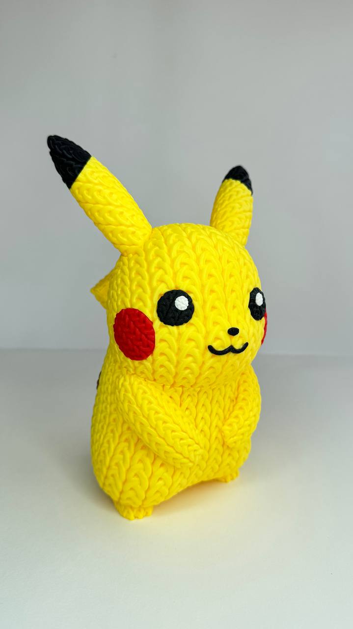 Пікачу у в’язаному стилі