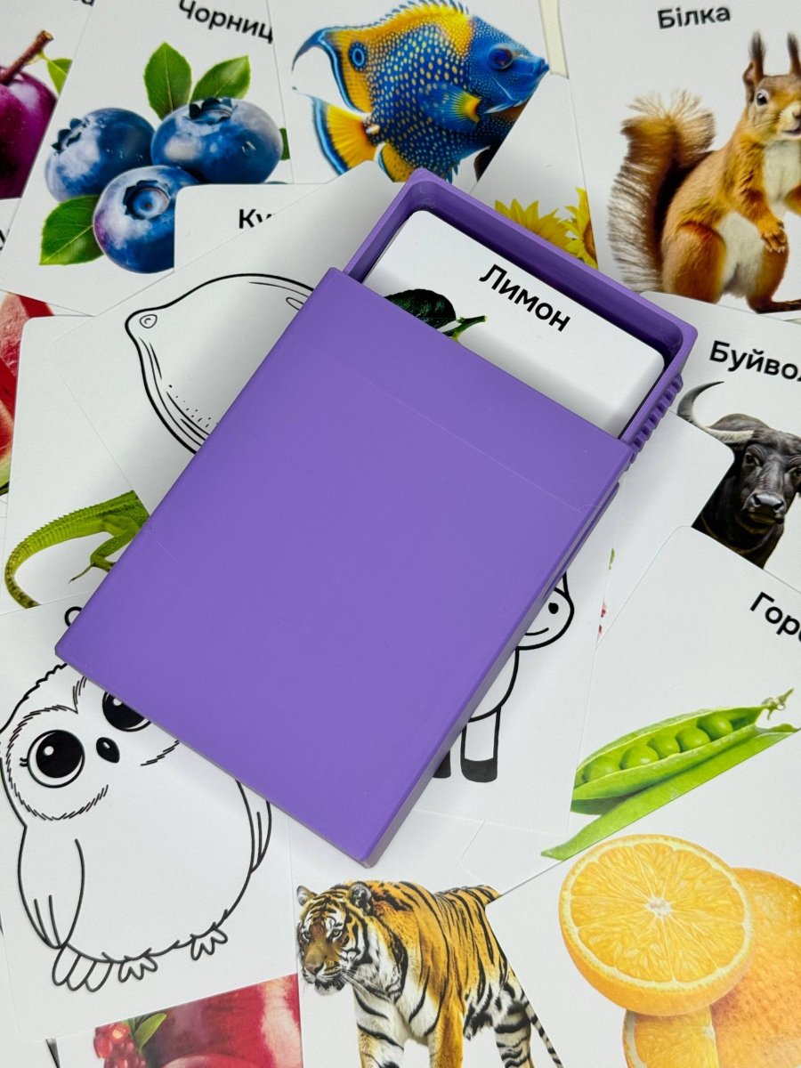 100 перших слів + розмальовки - Education Cards